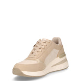 Sneaker in ecopelle con zeppa beige | Boscaini Scarpe