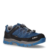 Rigel Low scarpa da trekking in pelle e tessuto bambino oceano - Trekking Bambino | Boscaini Scarpe