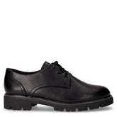 Stringata casual in ecopelle nero | Boscaini Scarpe