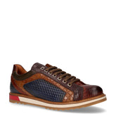 Stringata sportiva in pelle legno blu - EXTON UOMO | Boscaini Scarpe
