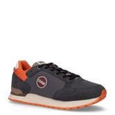 Travis Authentic sneaker in tessuto e pelle antracite - COLMAR UOMO | Boscaini Scarpe