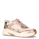 Sneaker in ecopelle e tessuto rosa bianco | Boscaini Scarpe