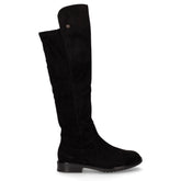 Stivale al ginocchio in tessuto nero | Boscaini Scarpe