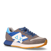 Jaki 2.0 sneaker in tessuto e pelle grigio blu | Boscaini Scarpe