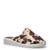 Ciabatta in tessuto muccato marrone beige | Boscaini Scarpe