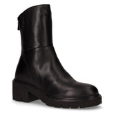 Tronchetto in pelle con zip nero | Boscaini Scarpe