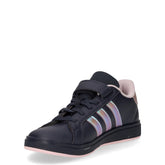 Grand Court 2.0 sneaker bambina in ecopelle blu rosa | Boscaini Scarpe