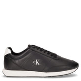 Retro Runner sneaker in pelle nero bianco | Boscaini Scarpe