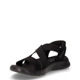 Go Walk Flex sandalo in tessuto nero | Boscaini Scarpe