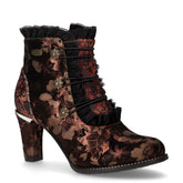 Alcbaneo tronchetto con zip in pelle bronzo | Boscaini Scarpe