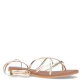 Sandalo infradito con laccetti oro | Boscaini Scarpe