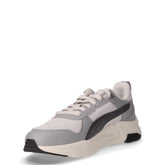 Trinity 2 sneaker in tessuto ed ecopelle grigio | Boscaini Scarpe