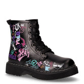 Anfibio in ecopelle bambina nero | Boscaini Scarpe