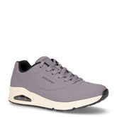 Uno Stand On Air sneaker in ecopelle grigio nero - SKECHERS | Boscaini Scarpe