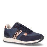 Stra sneaker in ecopelle blu | Boscaini Scarpe