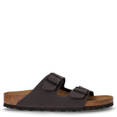 Arizona ciabatta in pelle grigio | Boscaini Scarpe