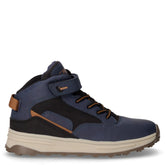 Polacchino sportivo in ecopelle bambino navy nero | Boscaini Scarpe