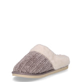 Kant ciabatta in ecopelliccia e tessuto grigio | Boscaini Scarpe