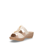 Ciabatta aperta in ecopelle bianco | Boscaini Scarpe