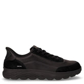 Spherica plus sneaker in pelle e tessuto nero | Boscaini Scarpe