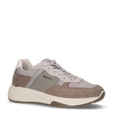 Sneaker in pelle e tessuto peltro | Boscaini Scarpe