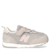 515 sneaker bambina in tessuto ed ecopelle grigio pioggia | Boscaini Scarpe