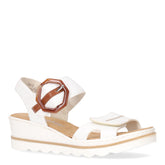 Sandalo con zeppa bianco - Sandali Con Tacco Donna | Boscaini Scarpe