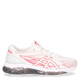 Gel Quantum 360 VIII sneaker in tessuto ed ecopelle bianco rosso | Boscaini Scarpe