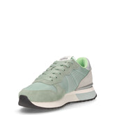 Stargirl Glitter Logo sneaker in pelle e tessuto verde salvia | Boscaini Scarpe