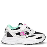 RT25 sneaker in tessuto ed ecopelle bianco nero rosa | Boscaini Scarpe