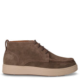 Polacchino sportivo in pelle scamosciata taupe | Boscaini Scarpe