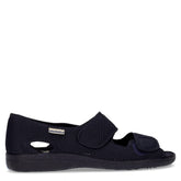 Pantofola con strappi blu | Boscaini Scarpe