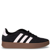Barreda sneaker in pelle scamosciata nero bianco | Boscaini Scarpe