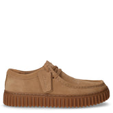 Torhill Low polacchino sportivo in pelle scamosciata sabbia scuro | Boscaini Scarpe
