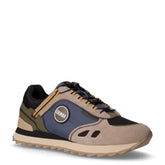 Travis Sport Trek sneaker in tessuto e pelle blu nero verde militare | Boscaini Scarpe