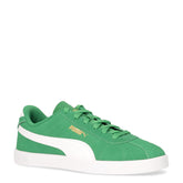 Puma Club II sneaker ragazzo in pelle scamosciata verde bianco - Mid Season Sale Bambino | Boscaini Scarpe