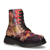 Anfibio in tessuto stampa fantasia nero multicolor | Boscaini Scarpe