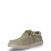 Stringata casual in tessuto kaki | Boscaini Scarpe