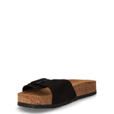 Ciabatta in pelle nero | Boscaini Scarpe