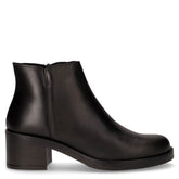 Tronchetto in pelle con zip nero | Boscaini Scarpe