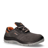 Rotational S1P SRC scarpa antinfortunistica in pelle antracite arancione | Boscaini Scarpe