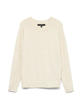 Maglione girocollo in maglia morbida bianco | Boscaini Scarpe