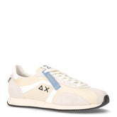 Easy Runner sneaker in pelle e tessuto bianco - SUN68 UOMO | Boscaini Scarpe