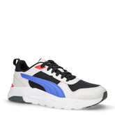 Trinity 2 sneaker in tessuto ed ecopelle nero blu grigio | Boscaini Scarpe