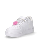 Sneaker in ecopelle stampa graffiti bambina bianco | Boscaini Scarpe