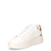 Sneaker in pelle bianco beige | Boscaini Scarpe