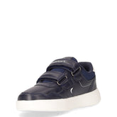 Sneaker in ecopelle bambino navy blu | Boscaini Scarpe