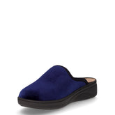 Alme ciabatta in tessuto blu | Boscaini Scarpe
