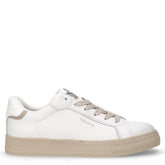 Sneaker in pelle ed ecopelle bianco beige | Boscaini Scarpe