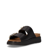 Ciabatta con zeppa black | Boscaini Scarpe